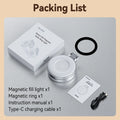 Magnetic Mini Selfie Fill Light for Smartphones – 3-Mode Adjustable Brightness | MagSafe Clip-On LED Light with Mirror for iPhone, Samsung, Xiaomi, Huawei