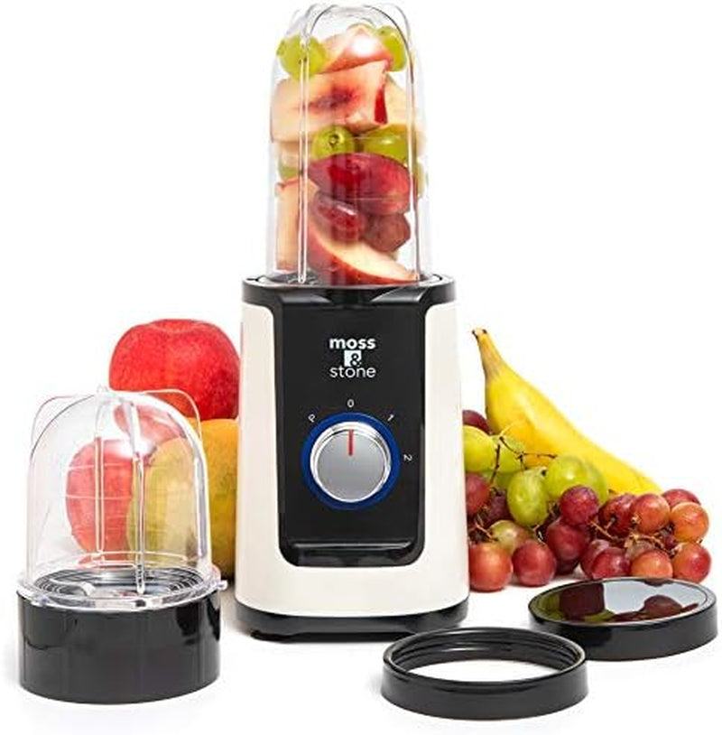 Minismoothie Compact Personal Blender with Additional Bullet-Shaped Cups for Frozen Drinks and On-the-Go Juicing and Smoothie Making